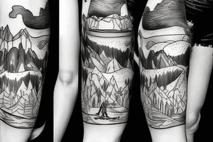 The harder the climb, the better the view tattoo idea