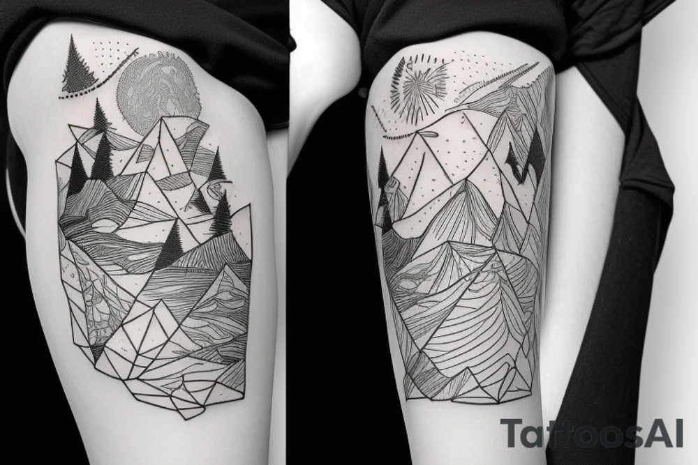 The harder the climb, the better the view tattoo idea