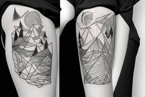 The harder the climb, the better the view tattoo idea