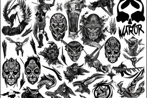 A warrior whom will not back down tattoo idea