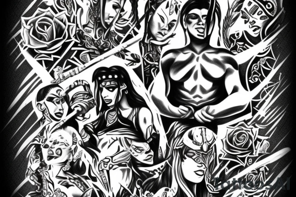 A warrior whom will not back down tattoo idea