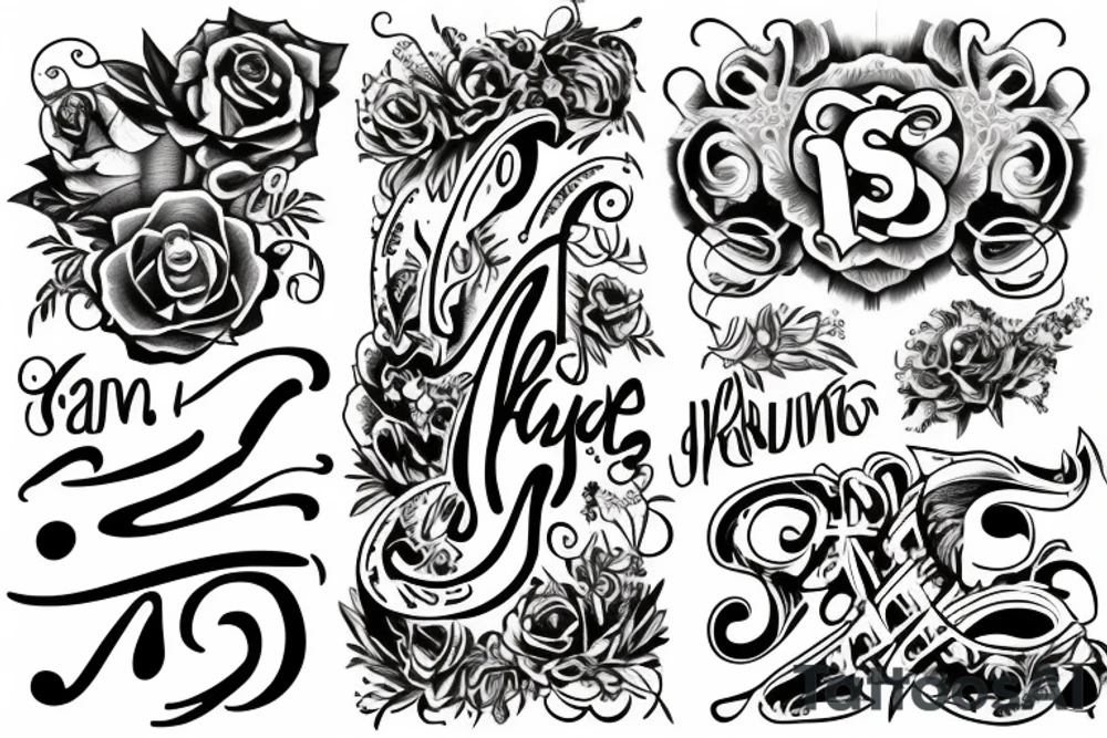 The initials AKA tattoo idea