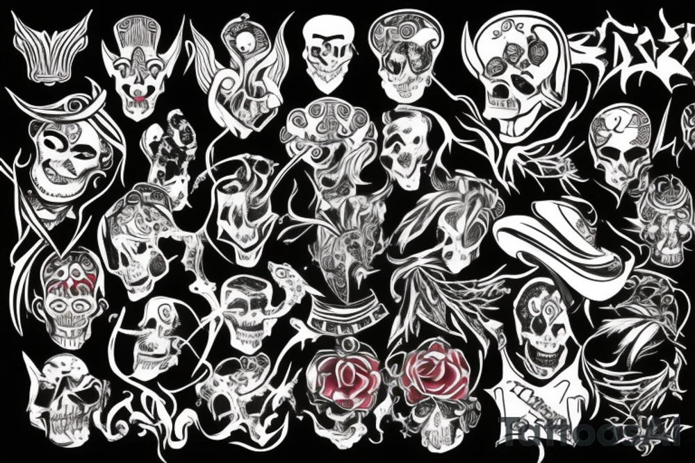 Dark carnival tattoo idea