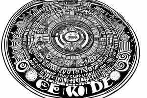 808 at the center. Top of the center write “keine will das du gewinnst” tattoo idea