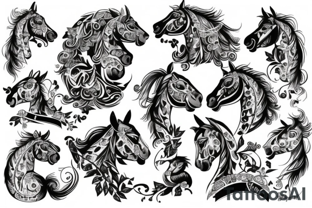 University of Visayas Knoght on Horse tattoo idea