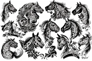 University of Visayas Knoght on Horse tattoo idea