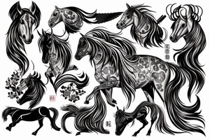 University of Visaya knight on Horse tattoo idea