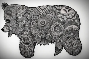 a bear phantom tattoo idea