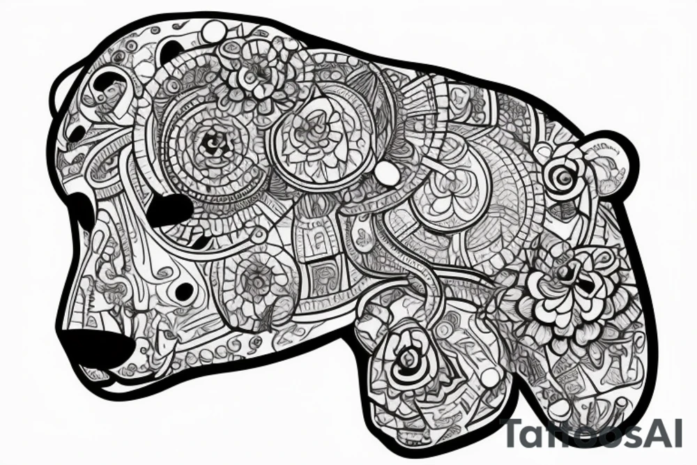 a bear phantom tattoo idea