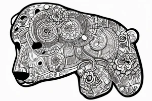 a bear phantom tattoo idea