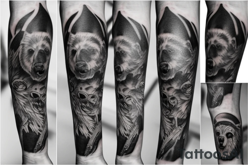 a bear phantom tattoo idea