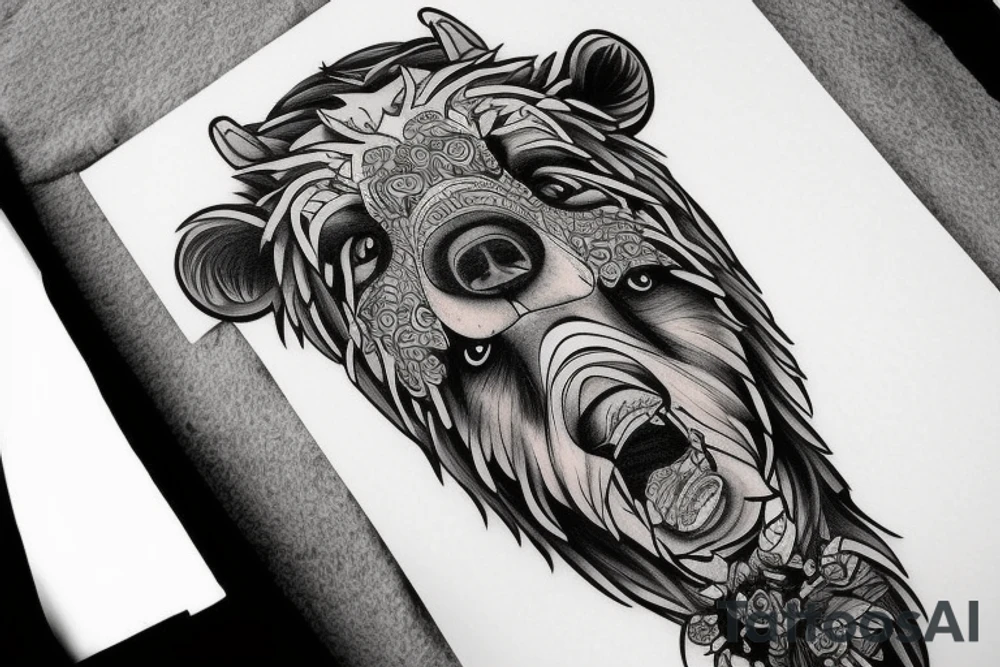 a bear phantom tattoo idea