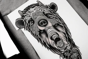 a bear phantom tattoo idea