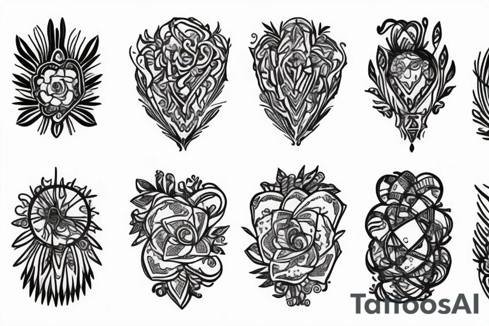 windflower tattoo idea