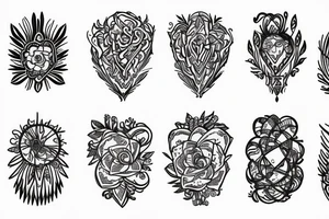 windflower tattoo idea