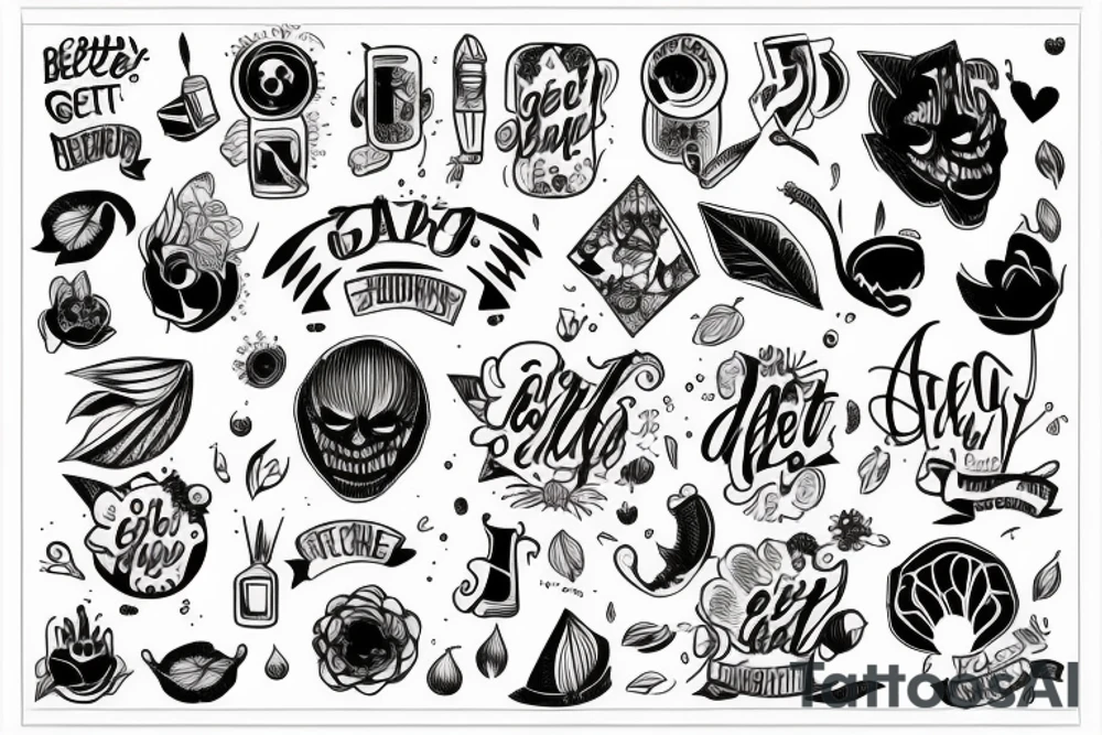 get better day by day tattoo idea