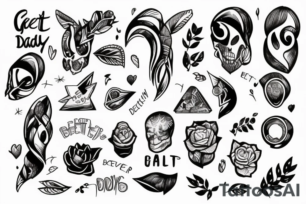 get better day by day tattoo idea