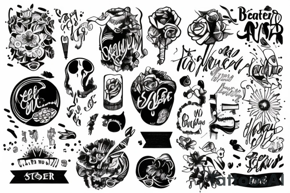 get better day by day tattoo idea