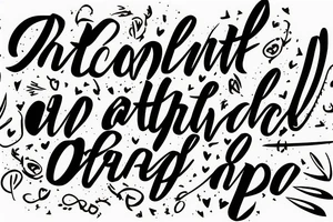 Quill with the phrase “pick up a pen start writing” in cursive tattoo idea