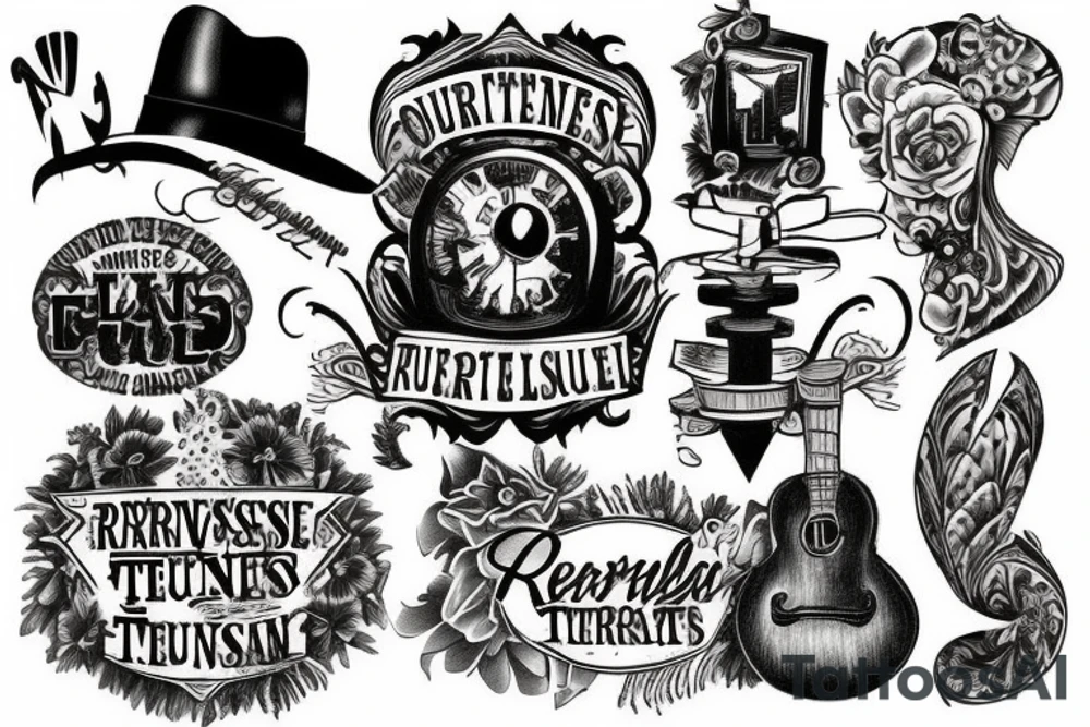 Rural Tennessee meets New Orleans tattoo idea
