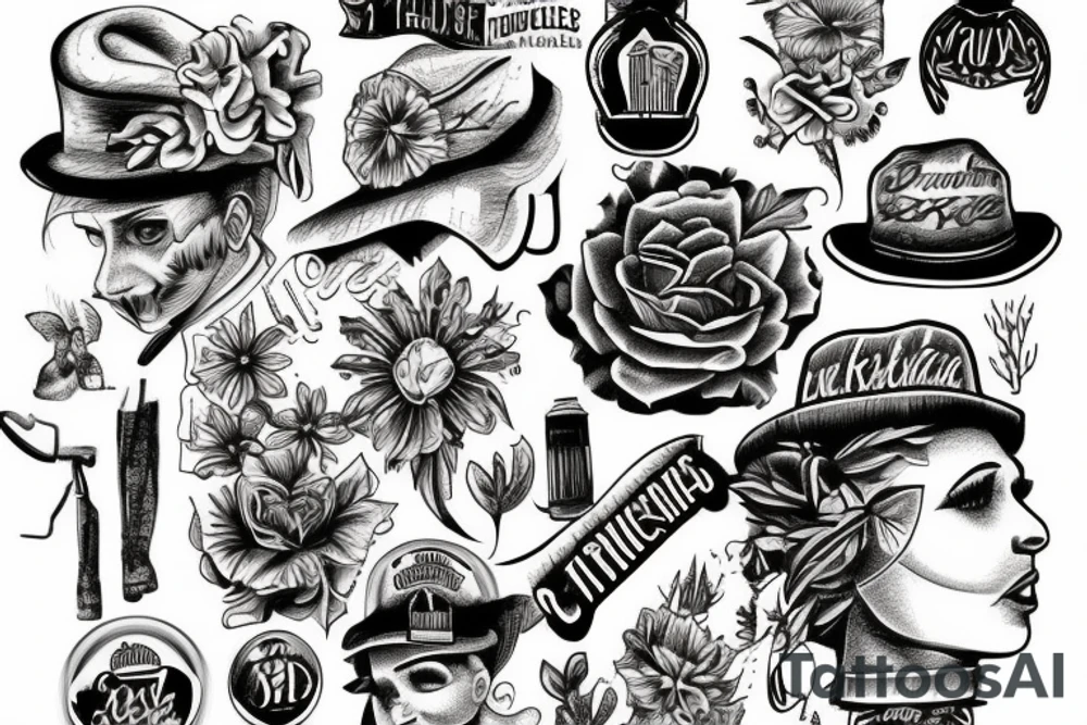 Rural Tennessee meets New Orleans tattoo idea