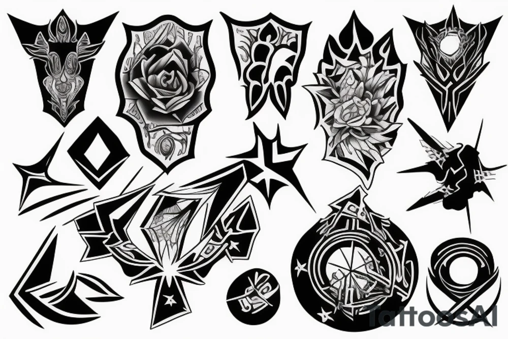 War pain suffering tattoo idea