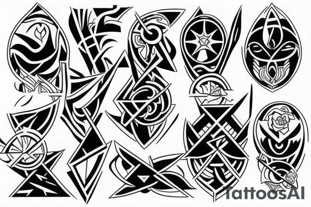 War pain suffering tattoo idea