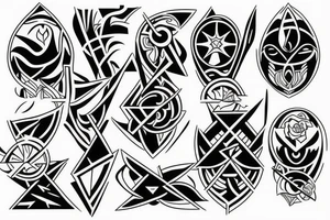 War pain suffering tattoo idea