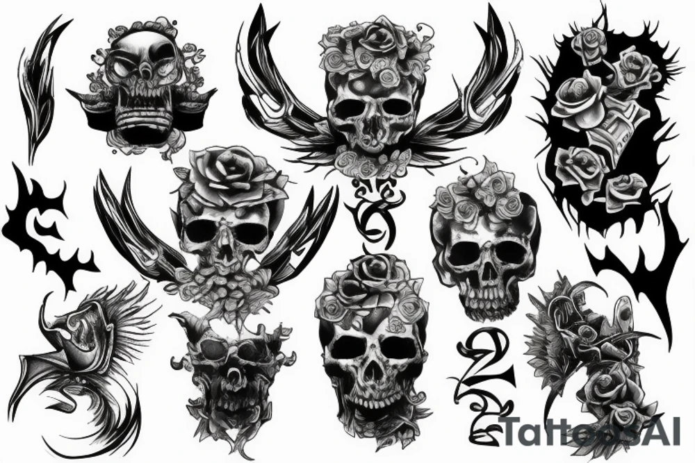 War pain suffering tattoo idea