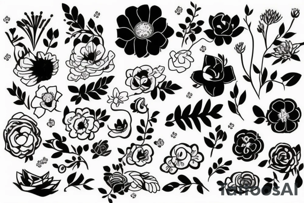 flower
"get better day by day" tattoo idea