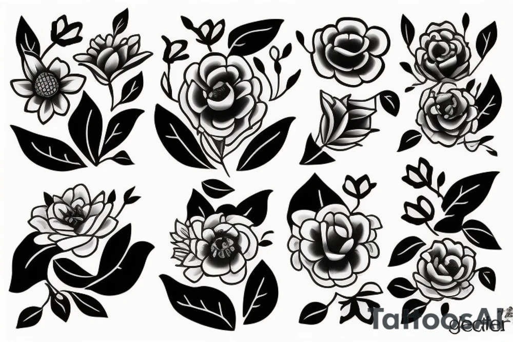 flower
"get better day by day" tattoo idea