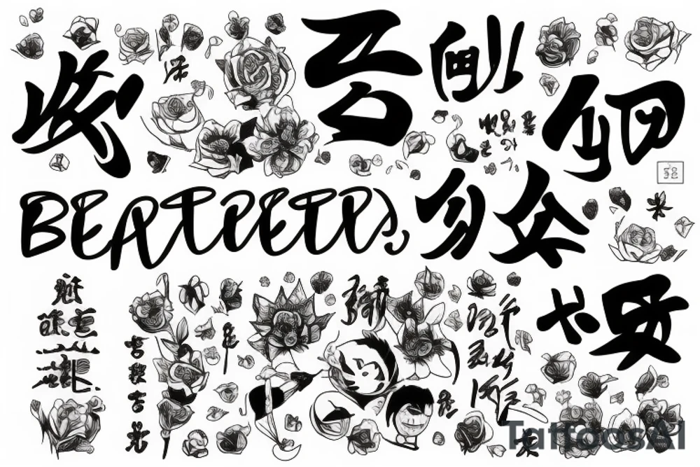 "get better day by day" tattoo idea