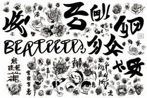 "get better day by day" tattoo idea