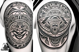 ufo cool design tattoo idea
