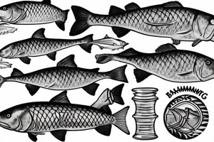 fishing in Bahamas for bonefish tattoo idea