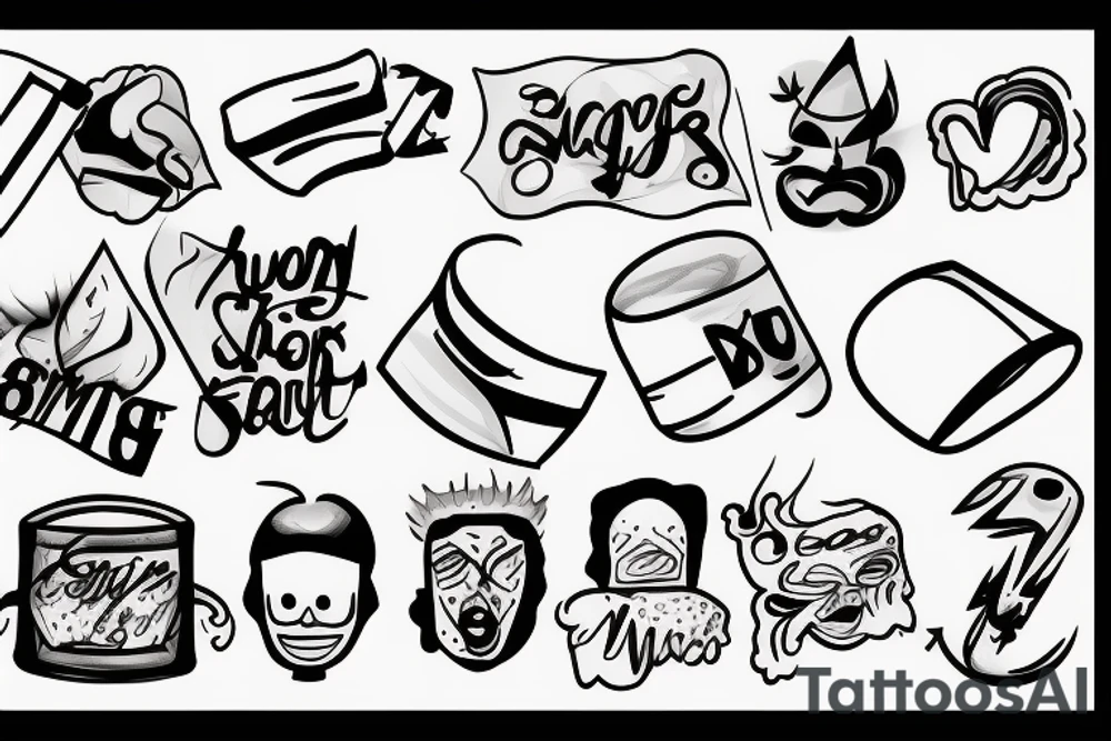 dumb stink faggot jew tattoo idea