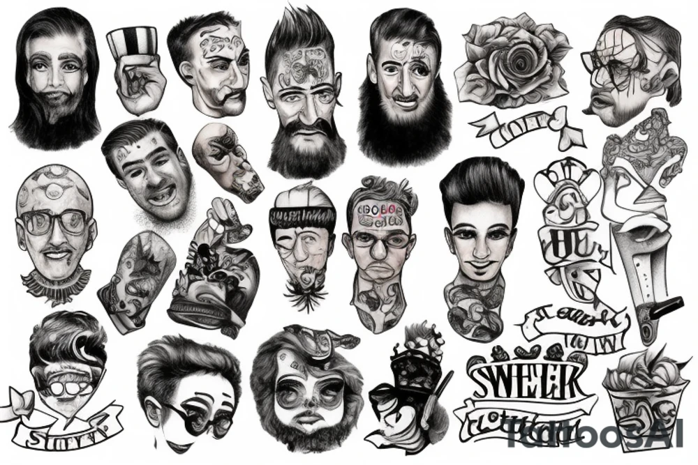 dumb stink faggot jew tattoo idea