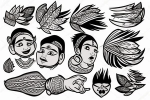 stinky indian boy slightly chubby tattoo idea