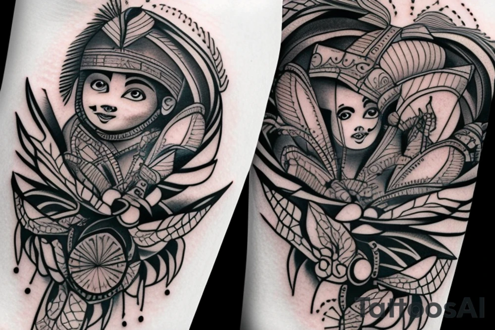 stinky indian boy slightly chubby tattoo idea