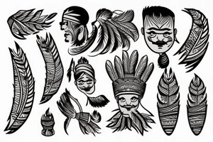 stinky indian boy slightly chubby tattoo idea