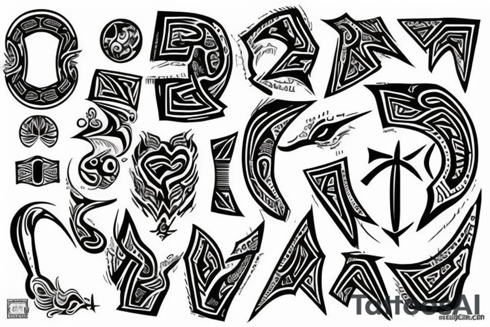 dollar sign tattoo idea