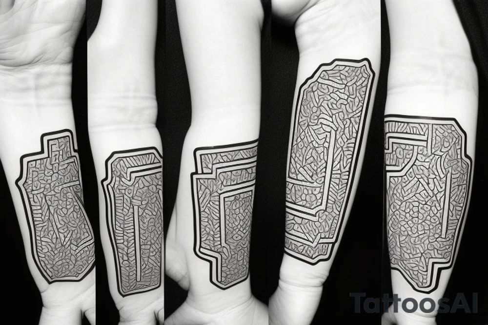 dollar sign tattoo idea