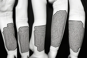 dollar sign tattoo idea
