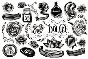 dollar sign tattoo idea