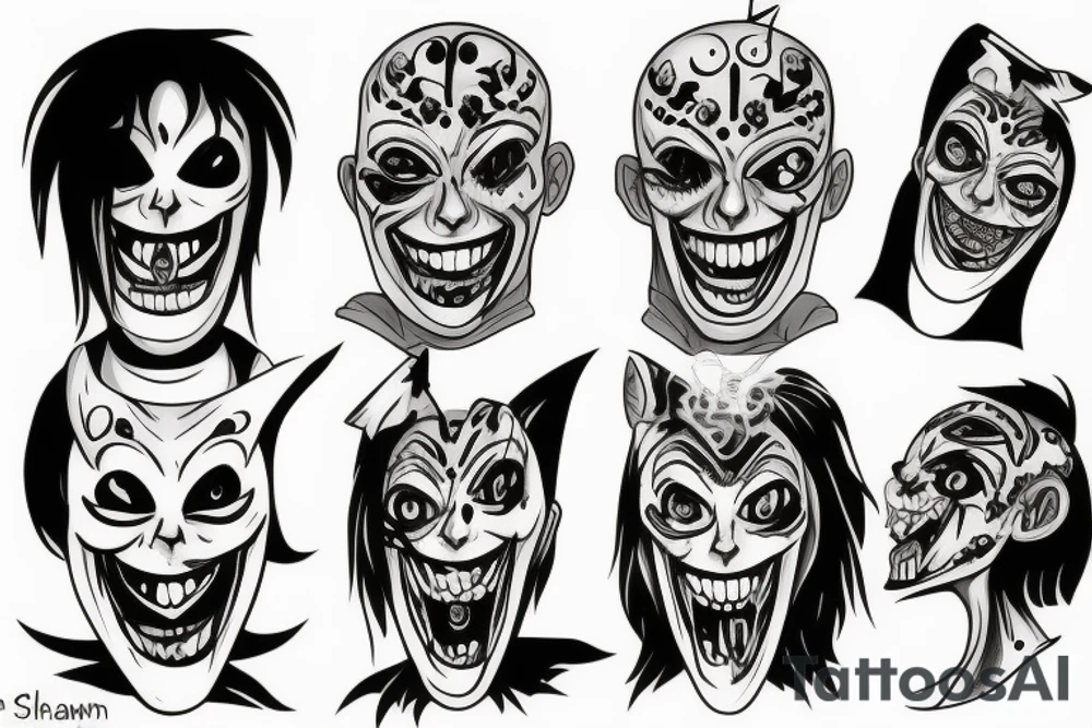 Laughing Jack tattoo idea