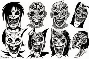 Laughing Jack tattoo idea