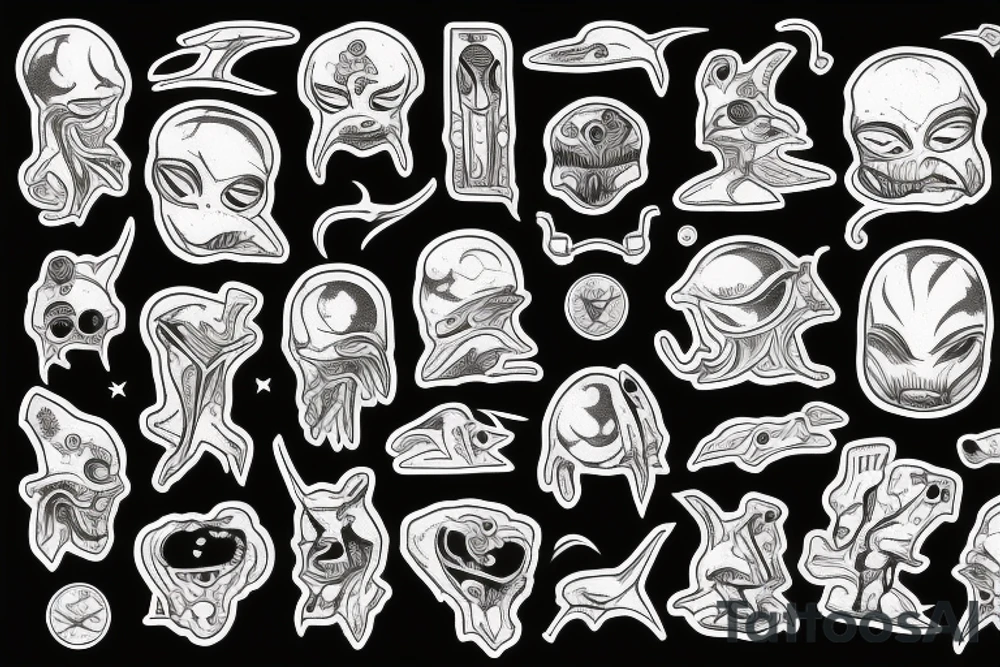 alien tattoo idea