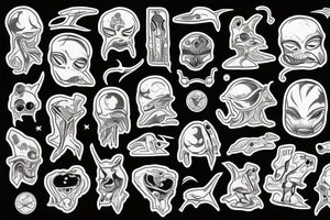 alien tattoo idea