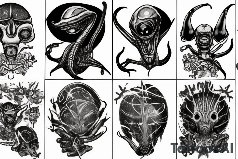 alien tattoo idea