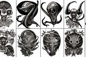 alien tattoo idea